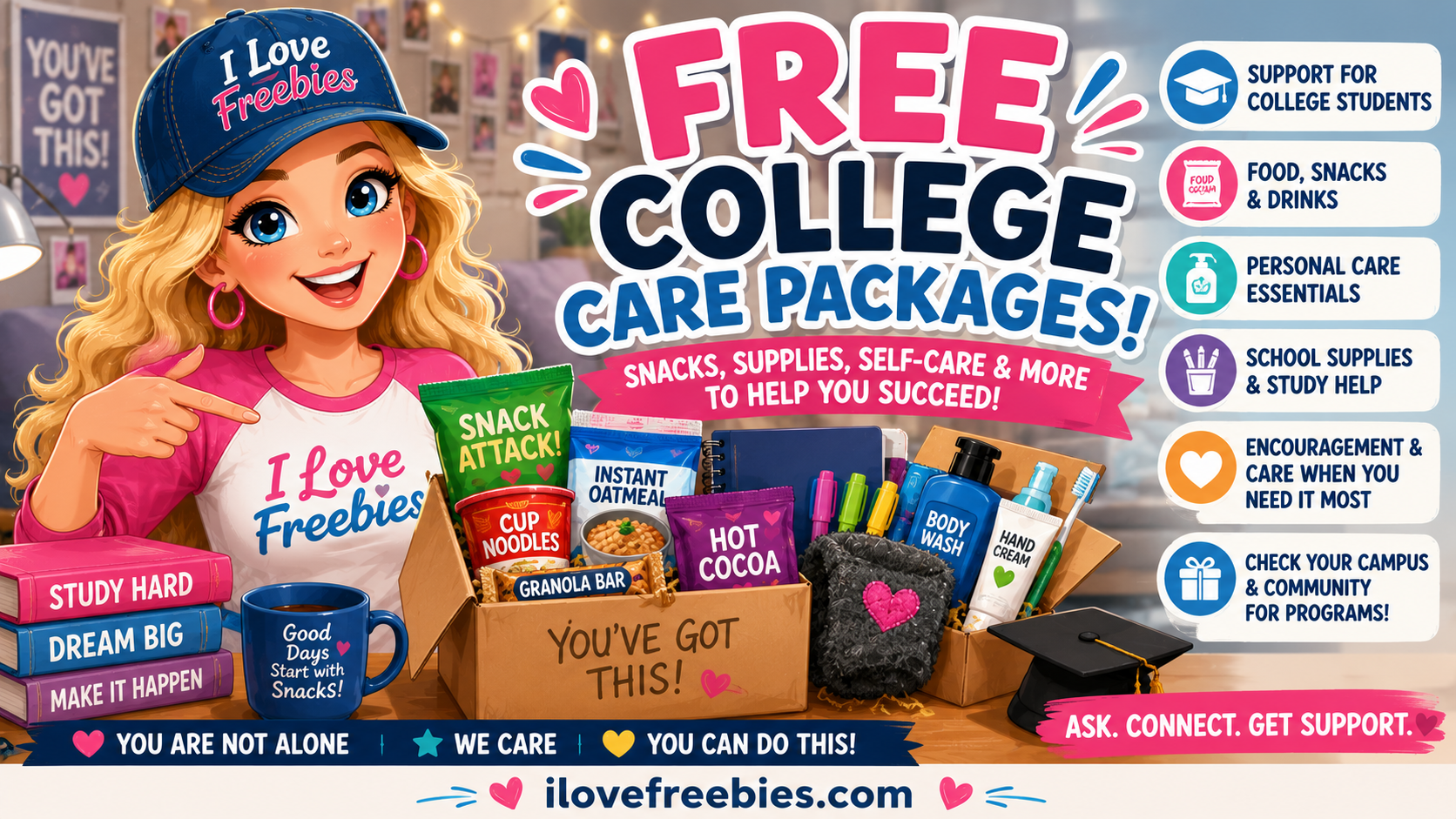 Free College Care Packages: Where Students Can Find Help