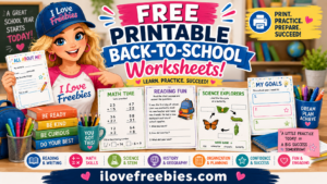 Free Printable Back-to-School Worksheets for Students