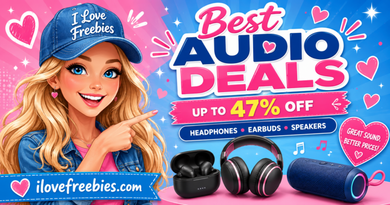 Save Up to 47% on Headphones, Earbuds & Speakers