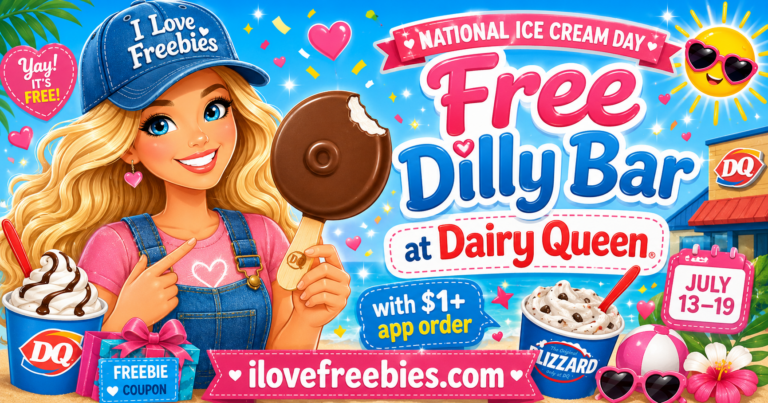 Get a Free Dilly Bar at Dairy Queen for National Ice Cream Day