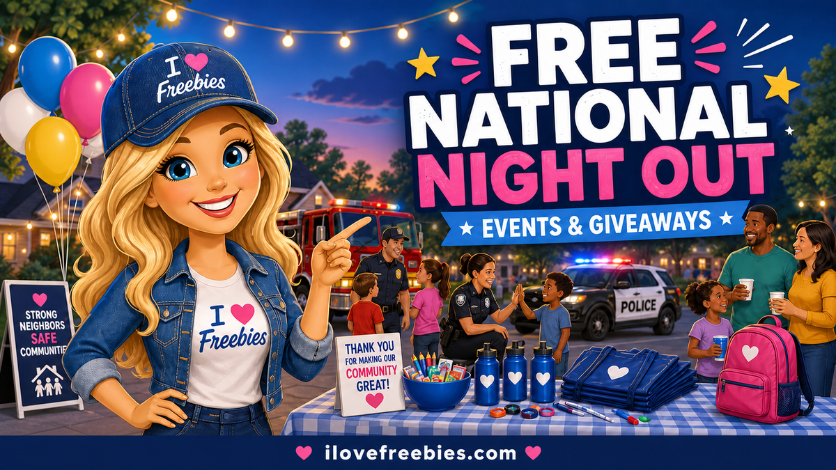 Free National Night Out Events, Giveaways, and Family Activities