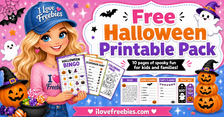 Free Halloween Printable Pack: 10 Pages of Spooky Fun for Kids and Families