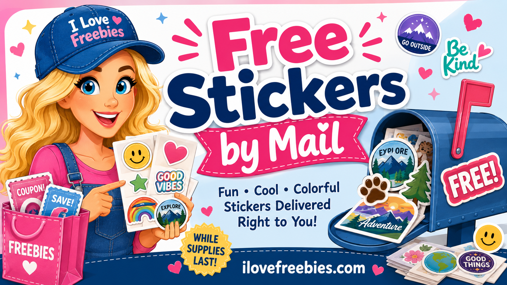 free stickers by mail