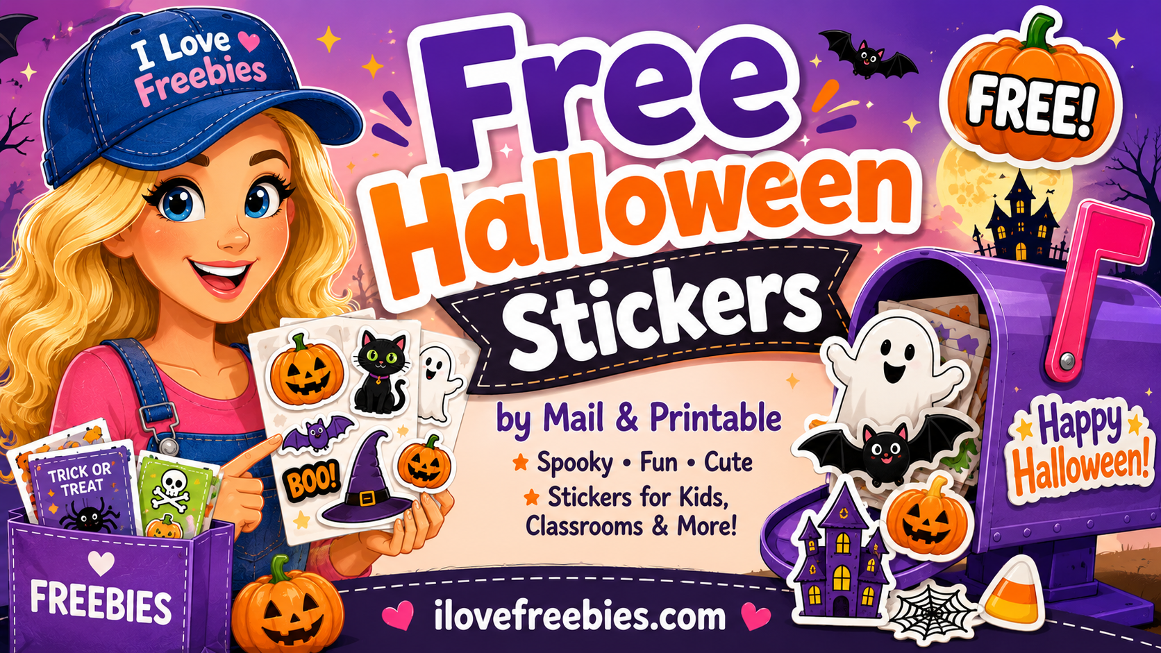 Free Halloween Stickers by Mail and Printable Halloween Stickers