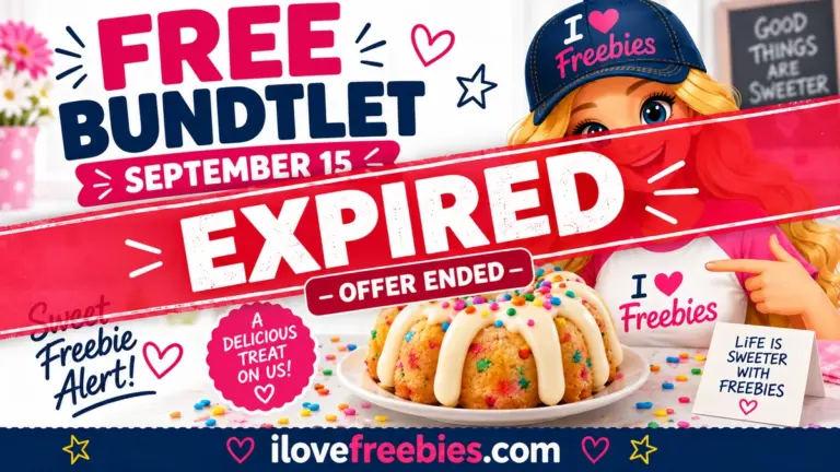 Free Nothing Bundt Cakes Bundtlet on September 15