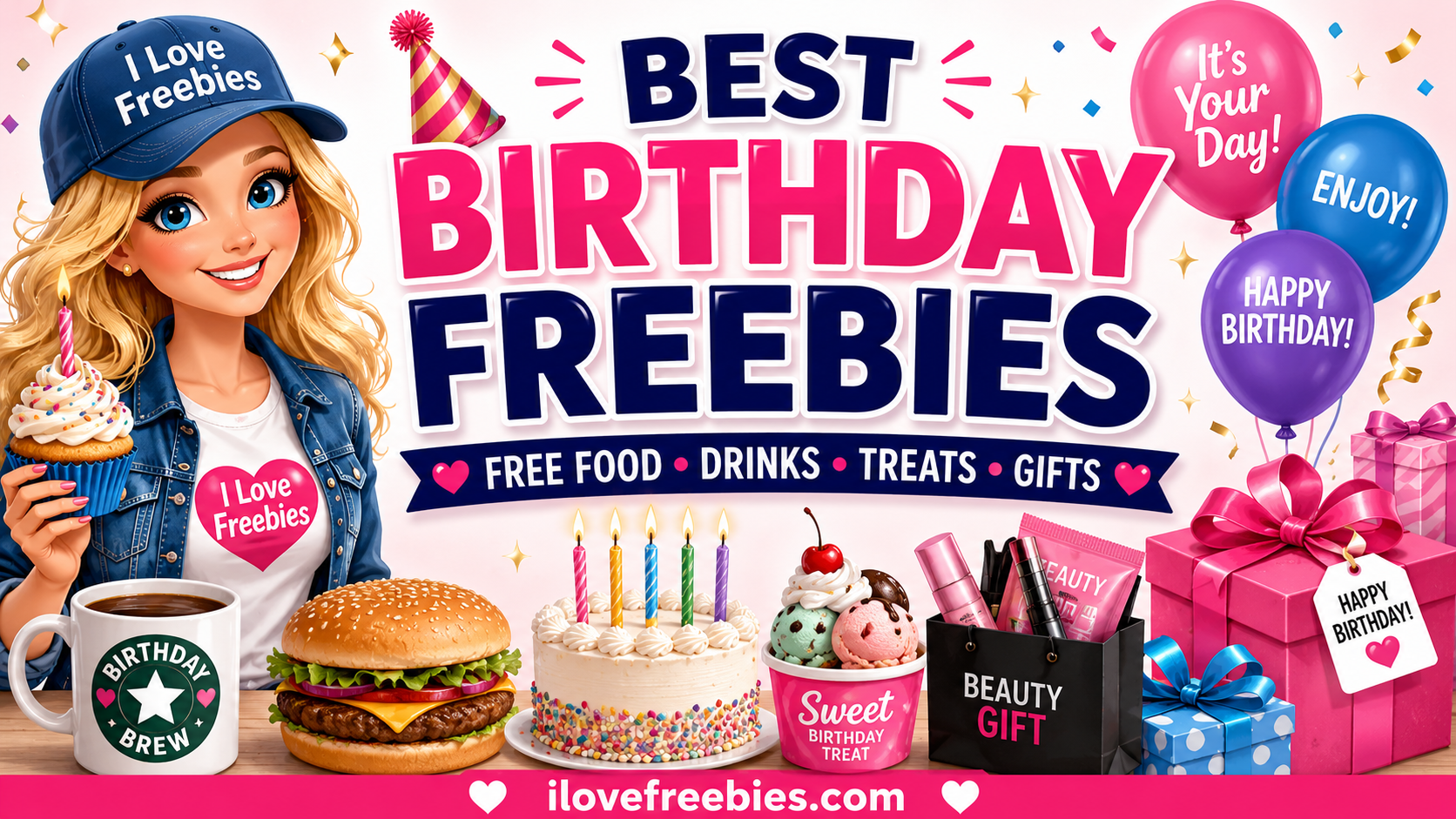 Best Birthday Freebies in 2026: Free Food, Drinks & More