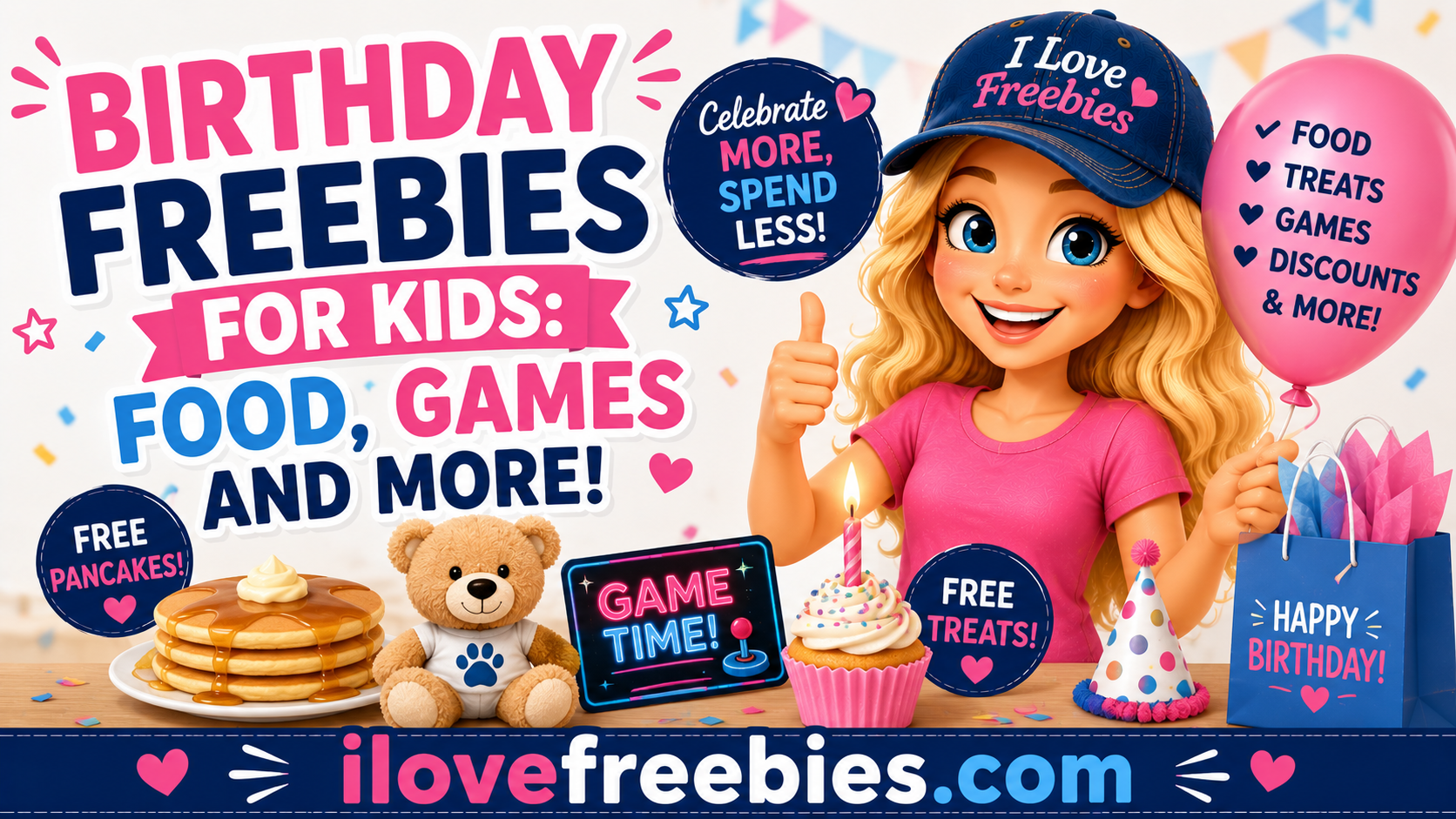 Birthday Freebies for Kids: Food, Games and More