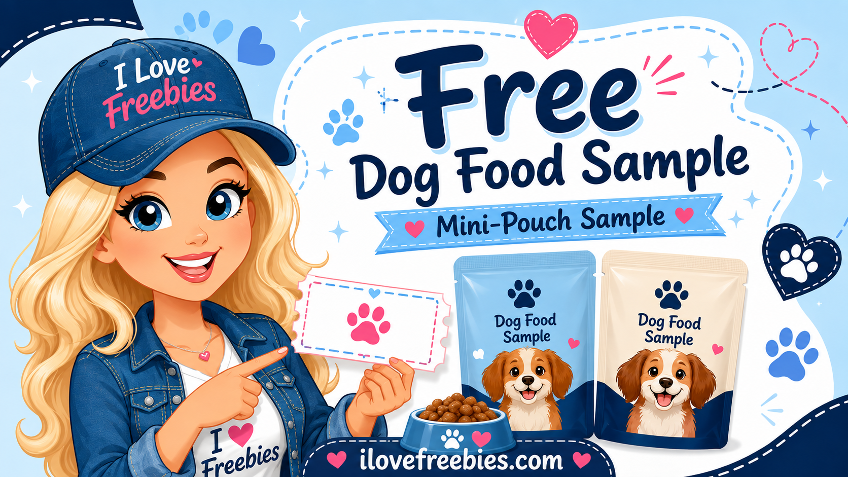 free CESAR Mini-Pouch dog food sample