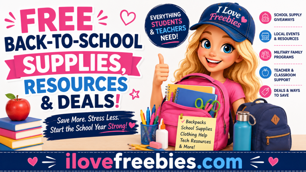 Free Back-to-School Supplies, Resources and Deals
