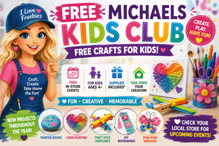Free Michaels Kids Club Crafts: Free In-Store Activities for Kids