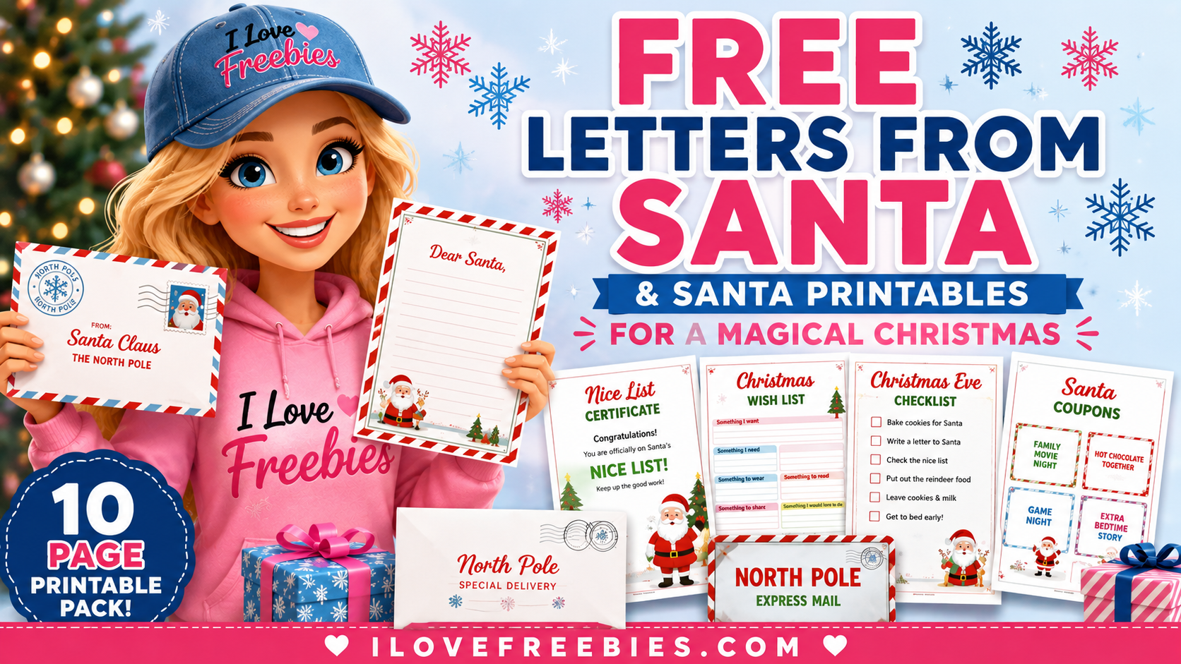 Free Letters From Santa and Santa Printables for Kids