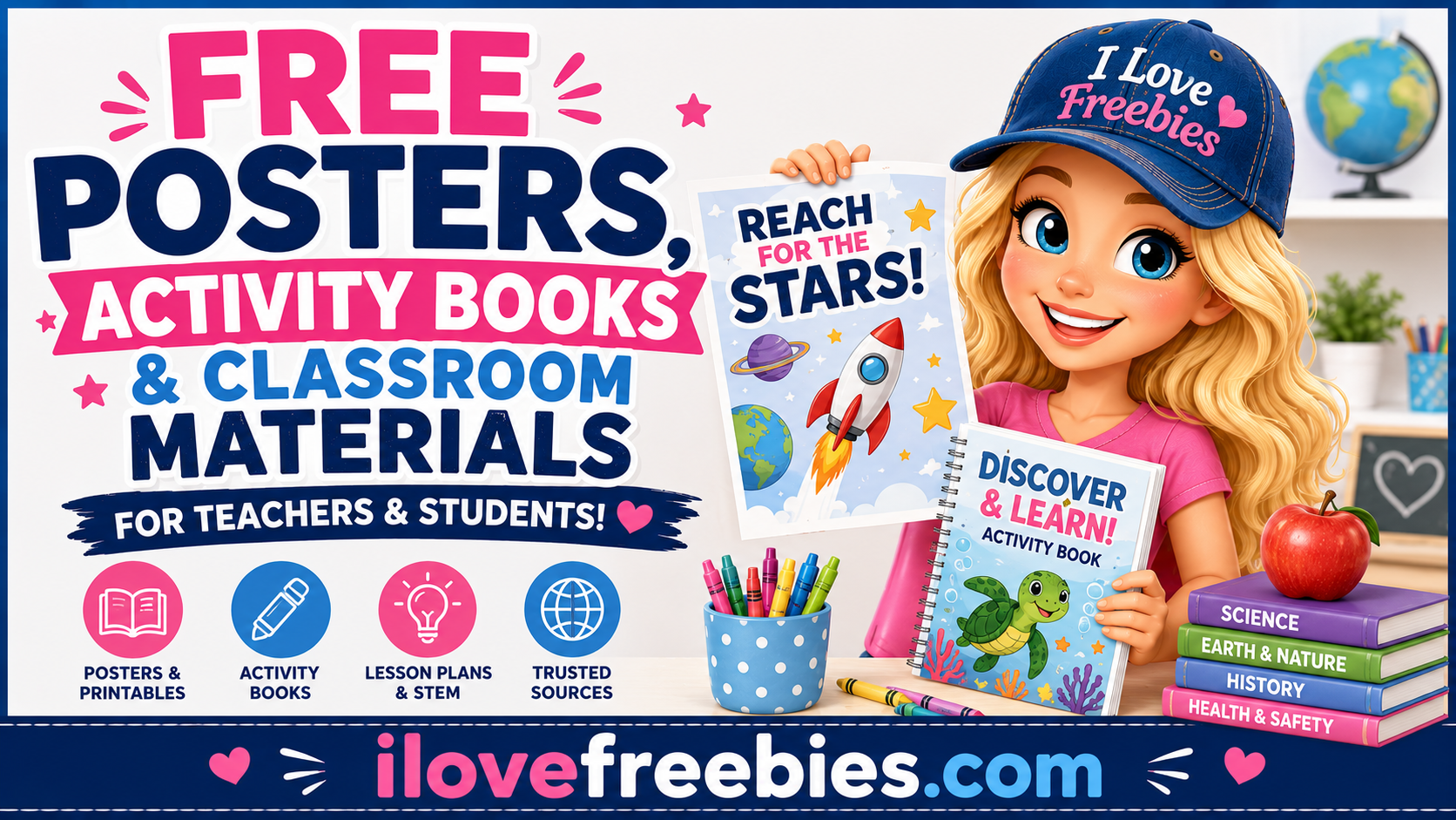 Free Posters, Activity Books & Classroom Materials