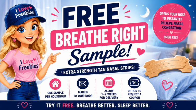 Free Breathe Right Sample: Get Extra Strength Nasal Strips