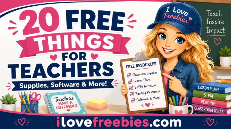 20 Free Things for Teachers: Supplies, Software & More