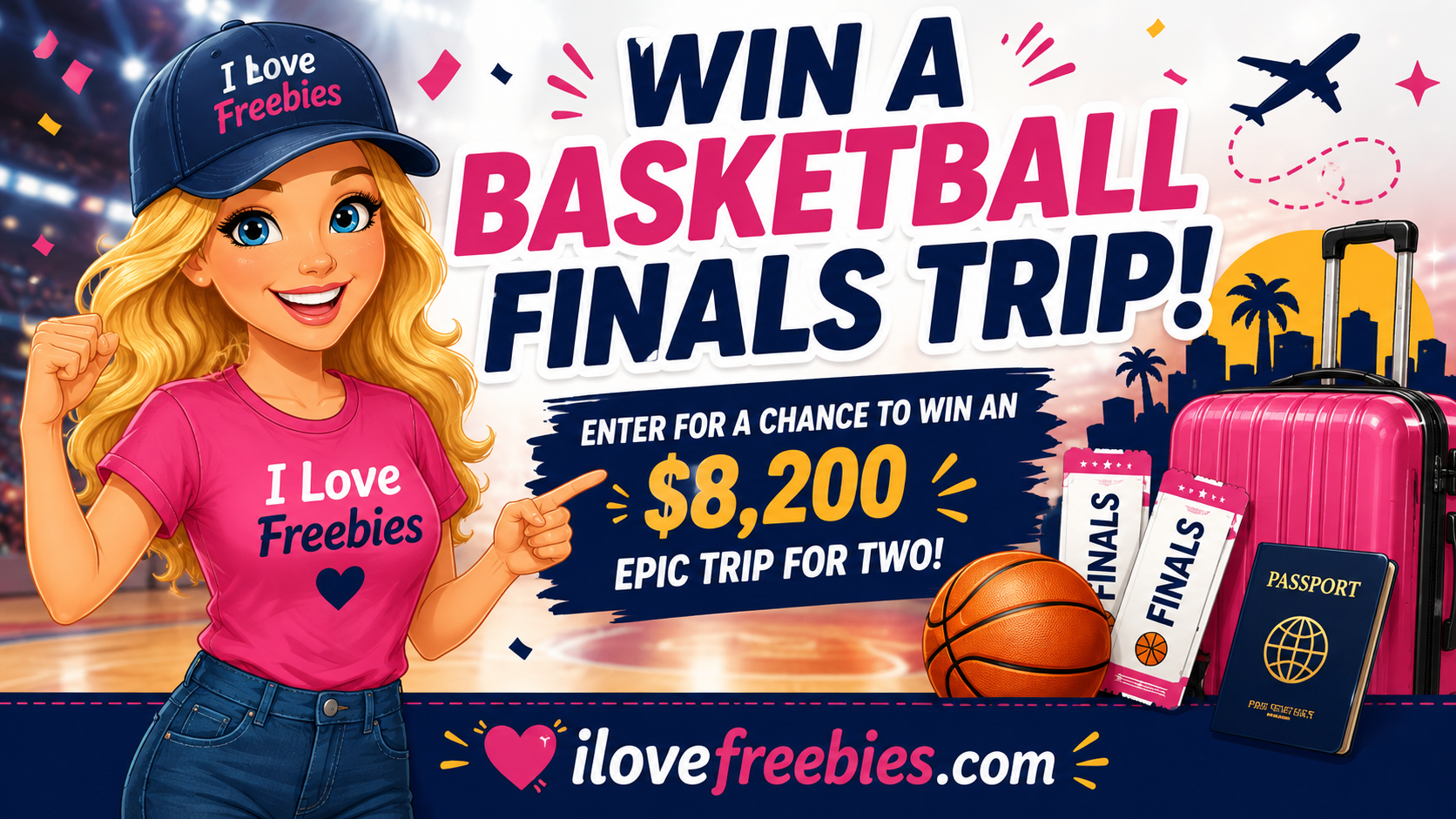 Win a basketball finals trip