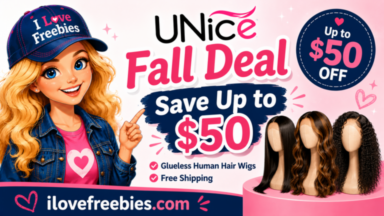 UNice Fall Deal: Save Up to $50 on Human Hair Wigs