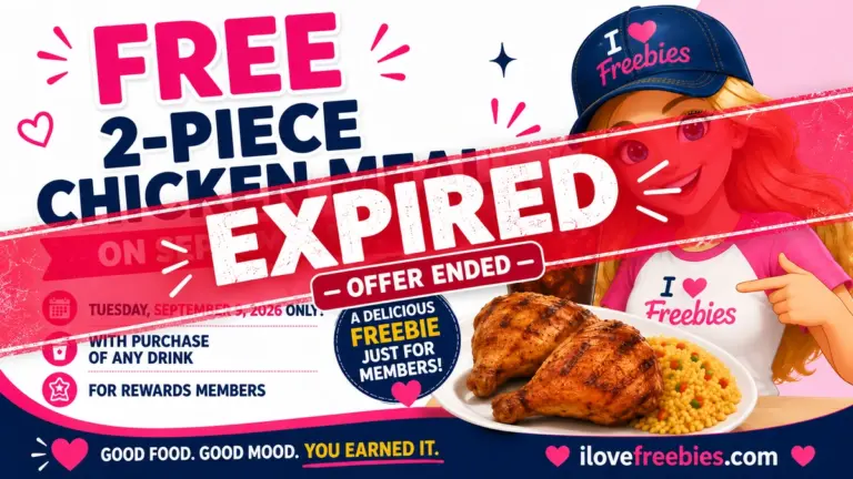 Expired free 2-piece chicken meal featured image