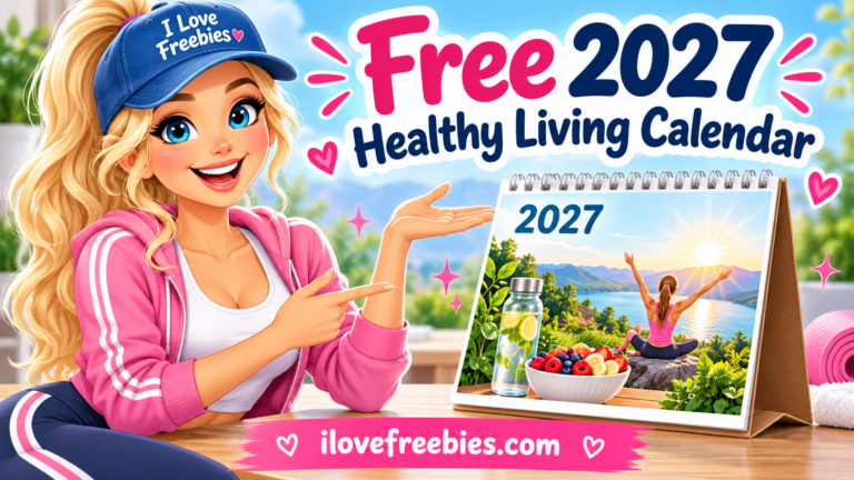 Free 2027 Healthy Living Calendar Sample