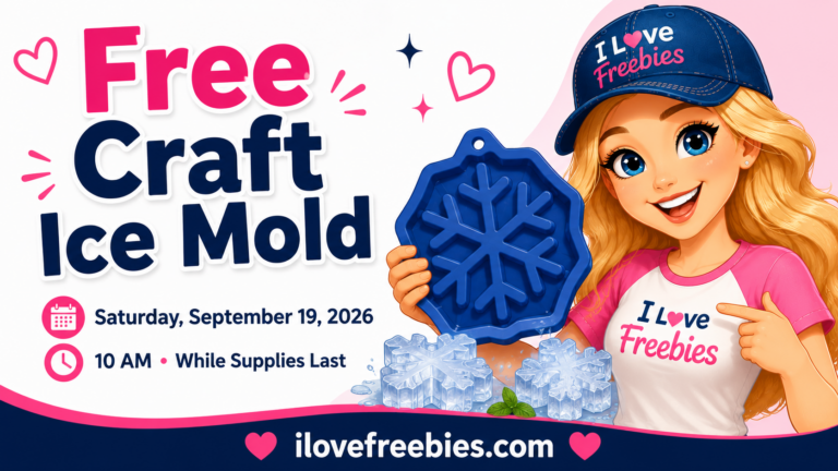 Free Craft Ice Mold at Lowe’s on September 19