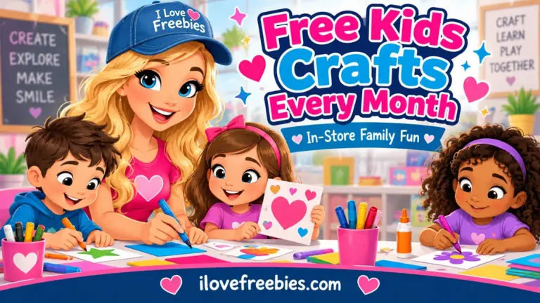 Free JCPenney Kids Zone Crafts Every Month