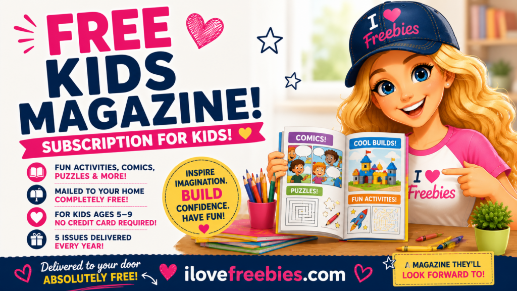 Free LEGO Magazine Subscription for Kids Ages 5–9