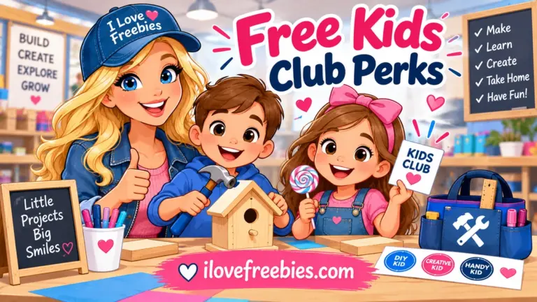 Free Lowe’s Kids Club Workshops and Perks