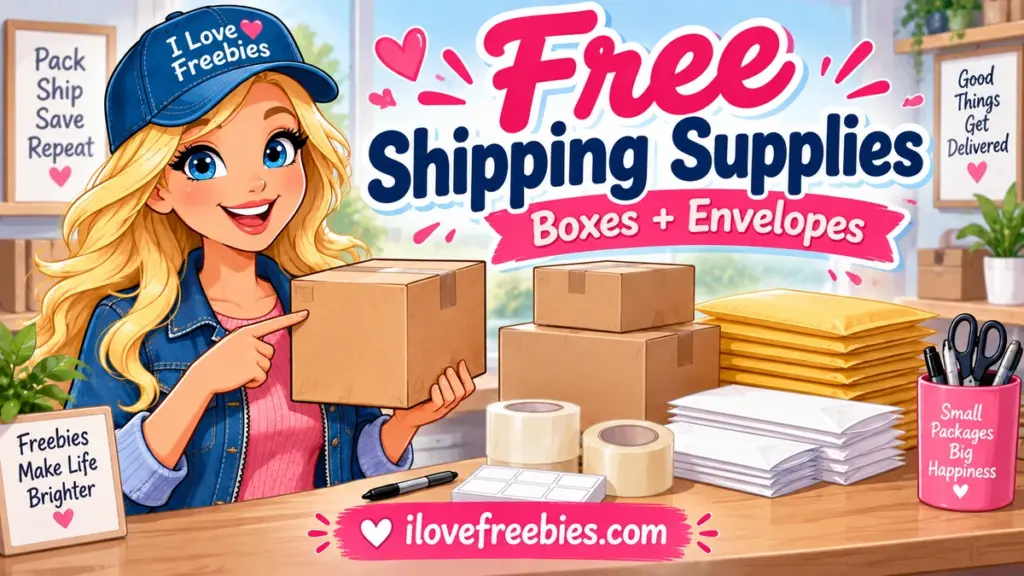 Free USPS shipping supplies including boxes and envelopes