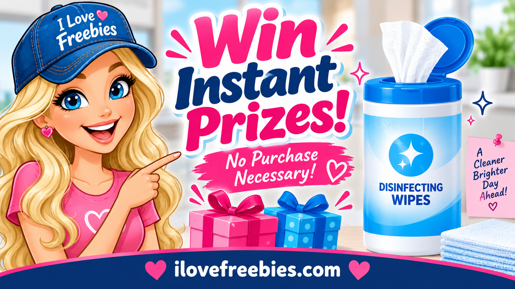 Clorox Wipes for the Win Giveaway: 100 Instant Prizes