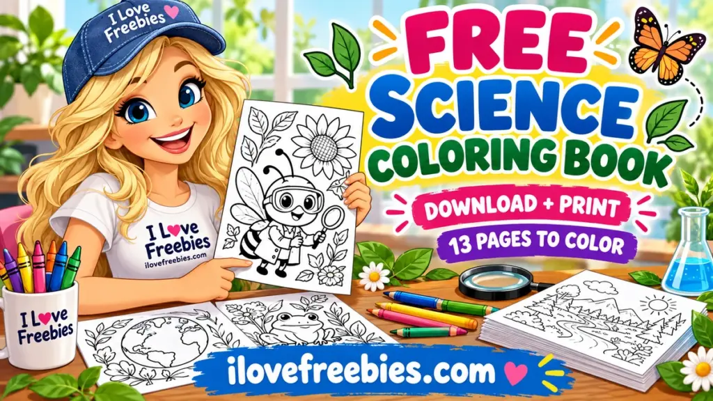 Free Bee A Scientist Coloring Book