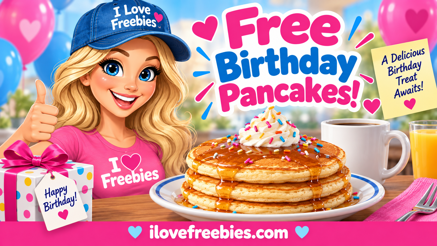 Free IHOP Birthday Pancakes
