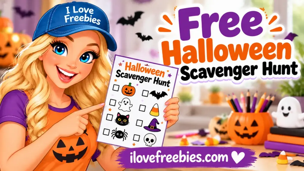 Free Halloween Scavenger Hunt Printable