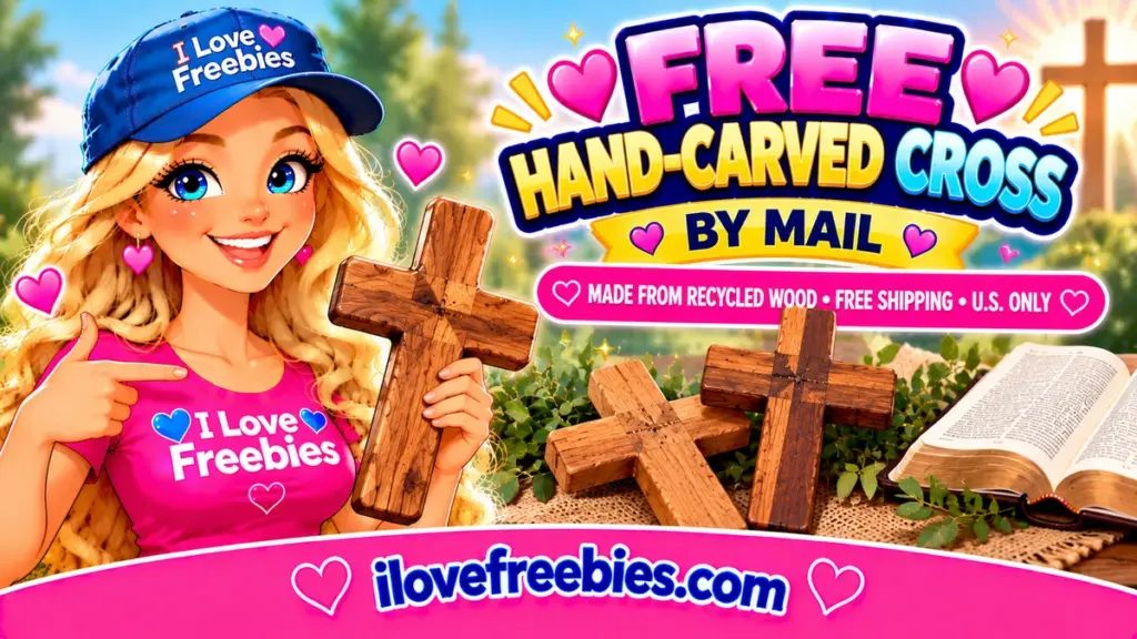 Free Hand-Carved Cross