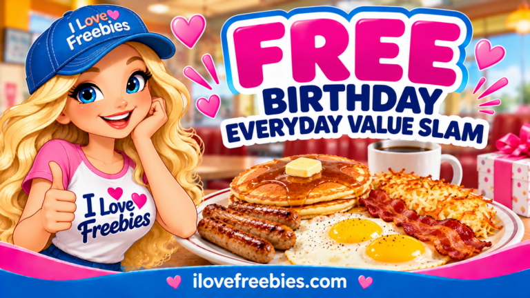 Free Denny's Birthday Everyday Value Slam