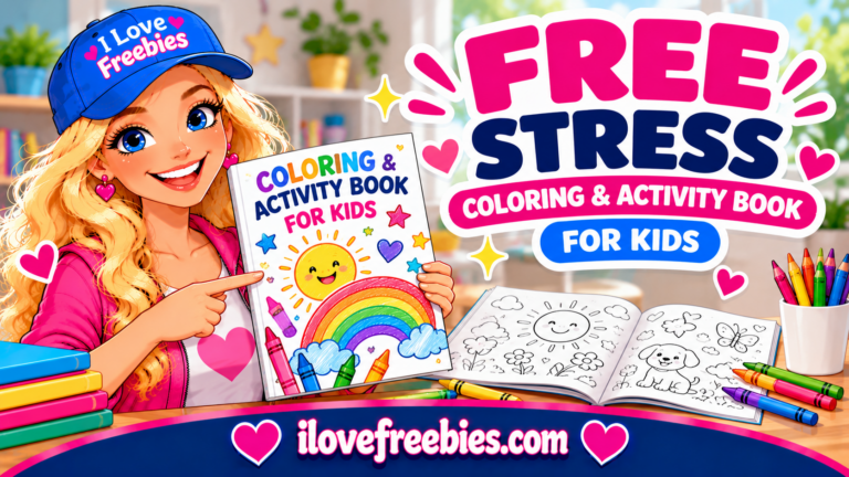 Free Coloring & Activity Book for Kids