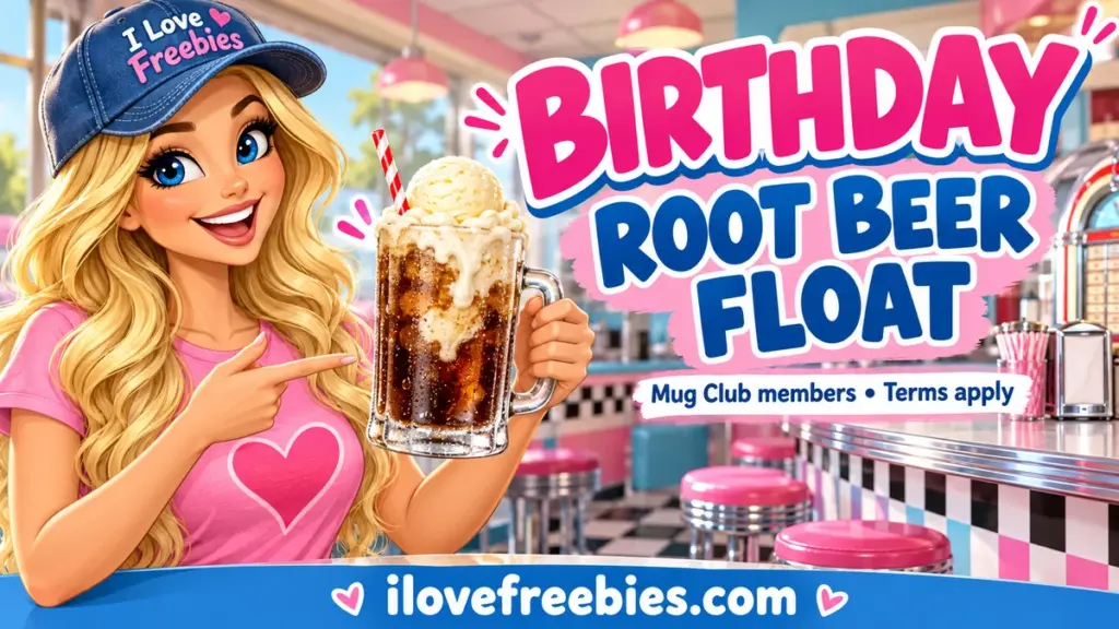 Free A&W Birthday Root Beer Float