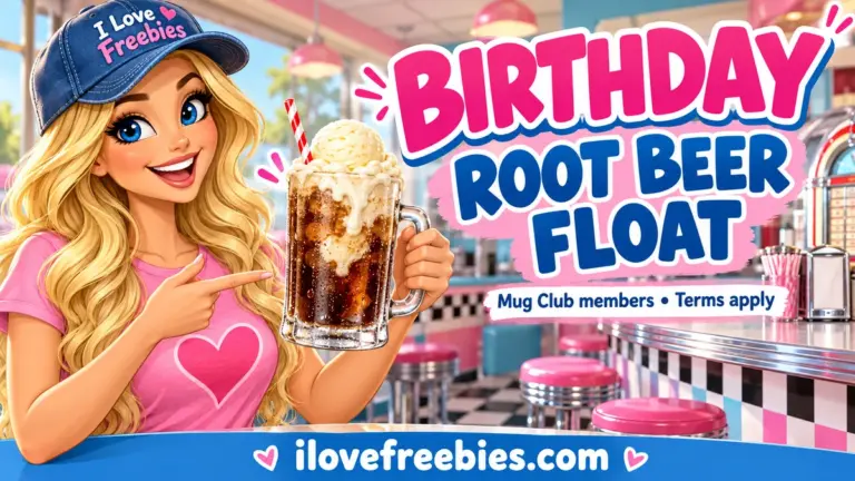 Free A&W Birthday Root Beer Float