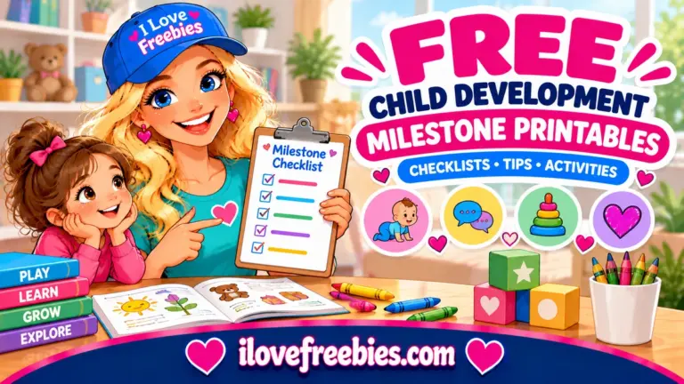 Free Child Development Milestone Printables & Resources