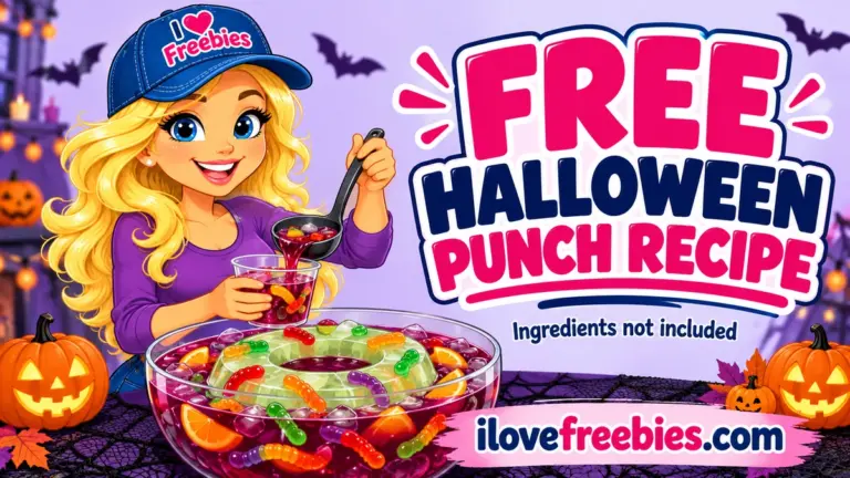 Free Halloween Punch Recipe: Gummy Worm Party Drink