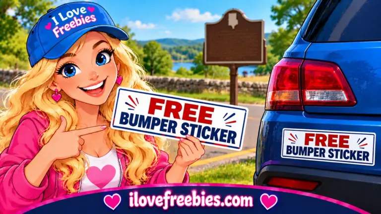 Free Historical Marker Database Magnetic Bumper Sticker by Mail